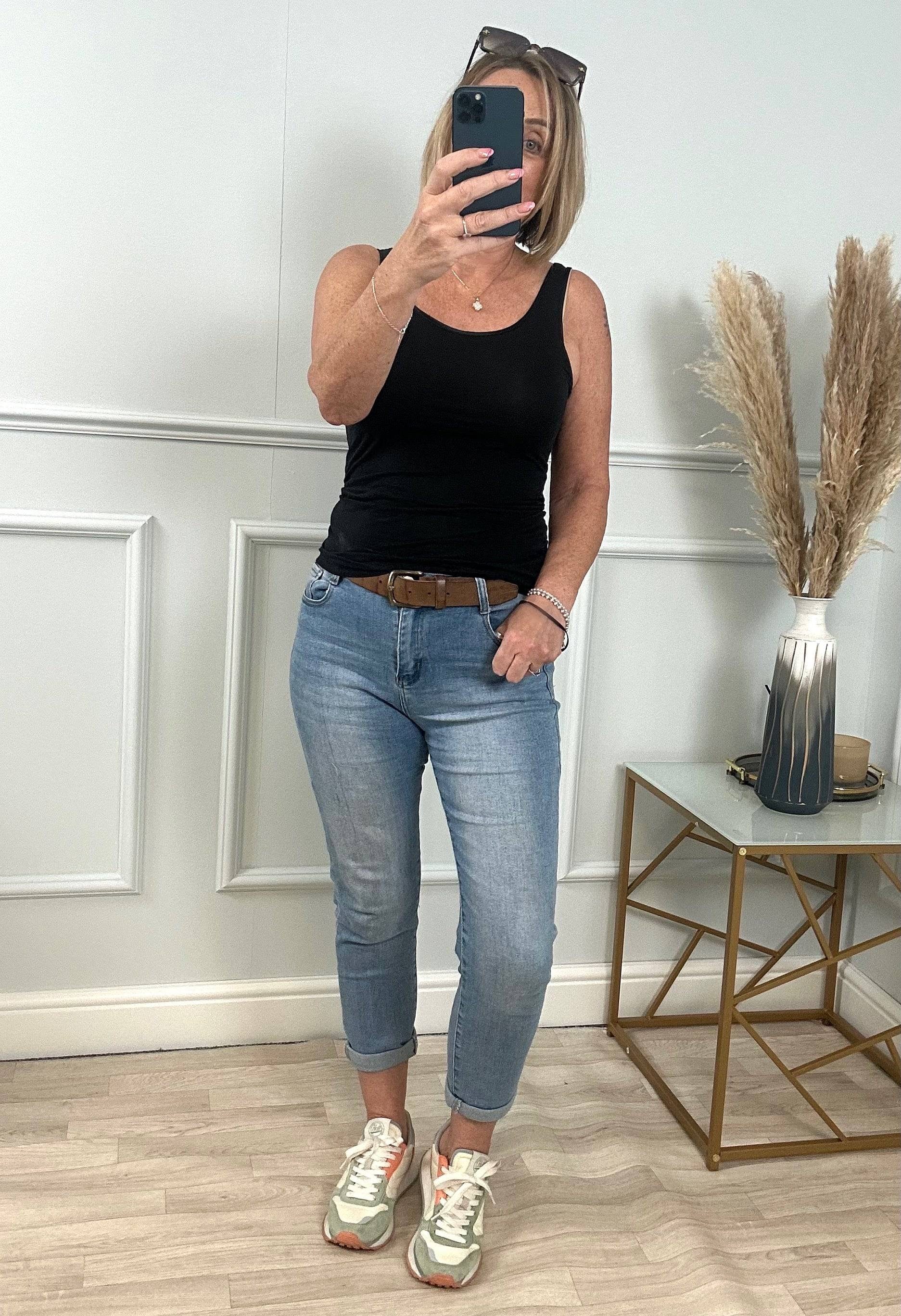 G-Smack Emily Mom Fit Jeans 8-22 Denim