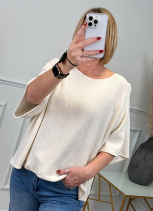 Serelai Wide-Sleeve Jumper 8-18 Cream