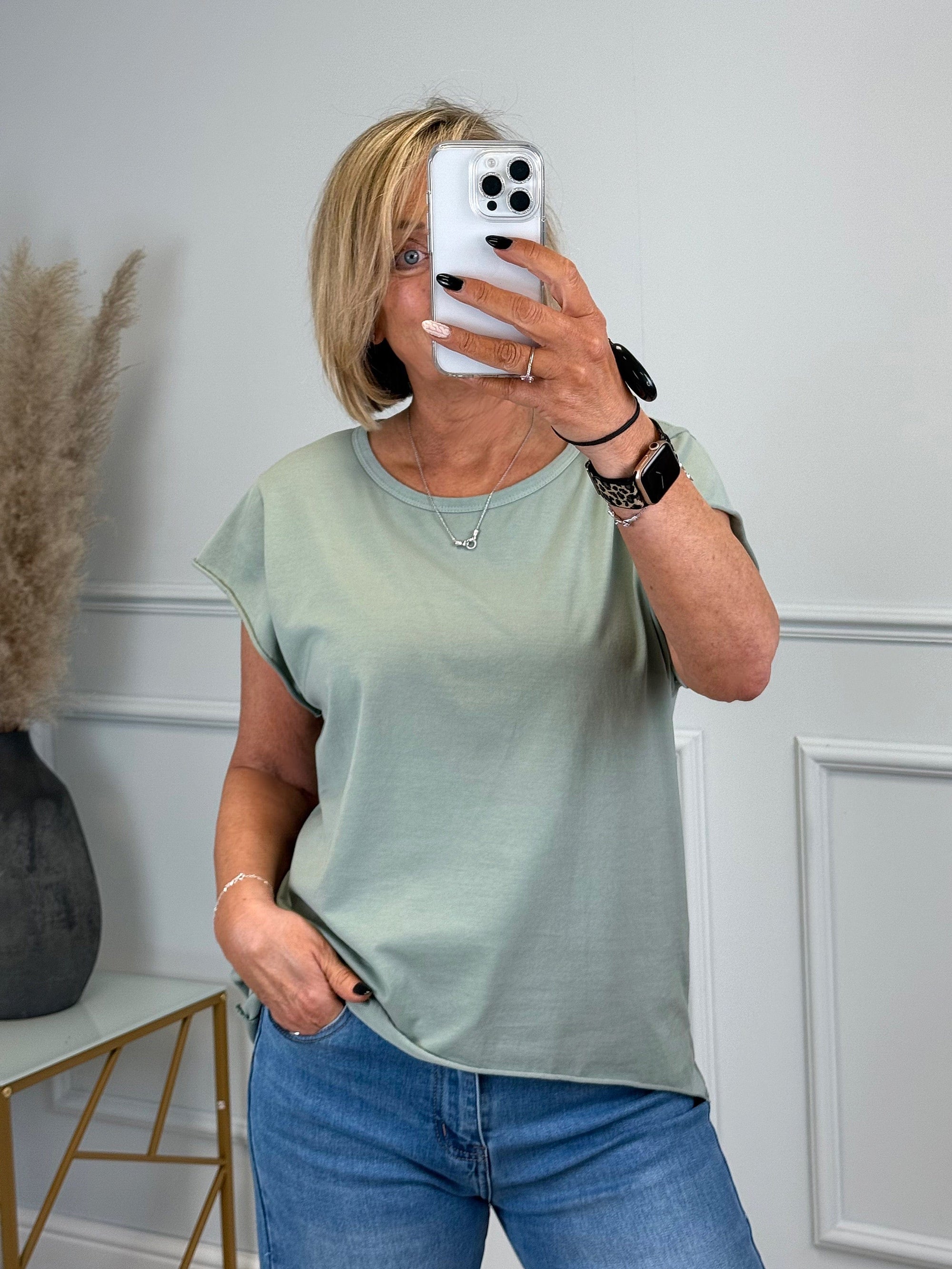 Lottie Dip Hem Essential T-Shirt  8-16