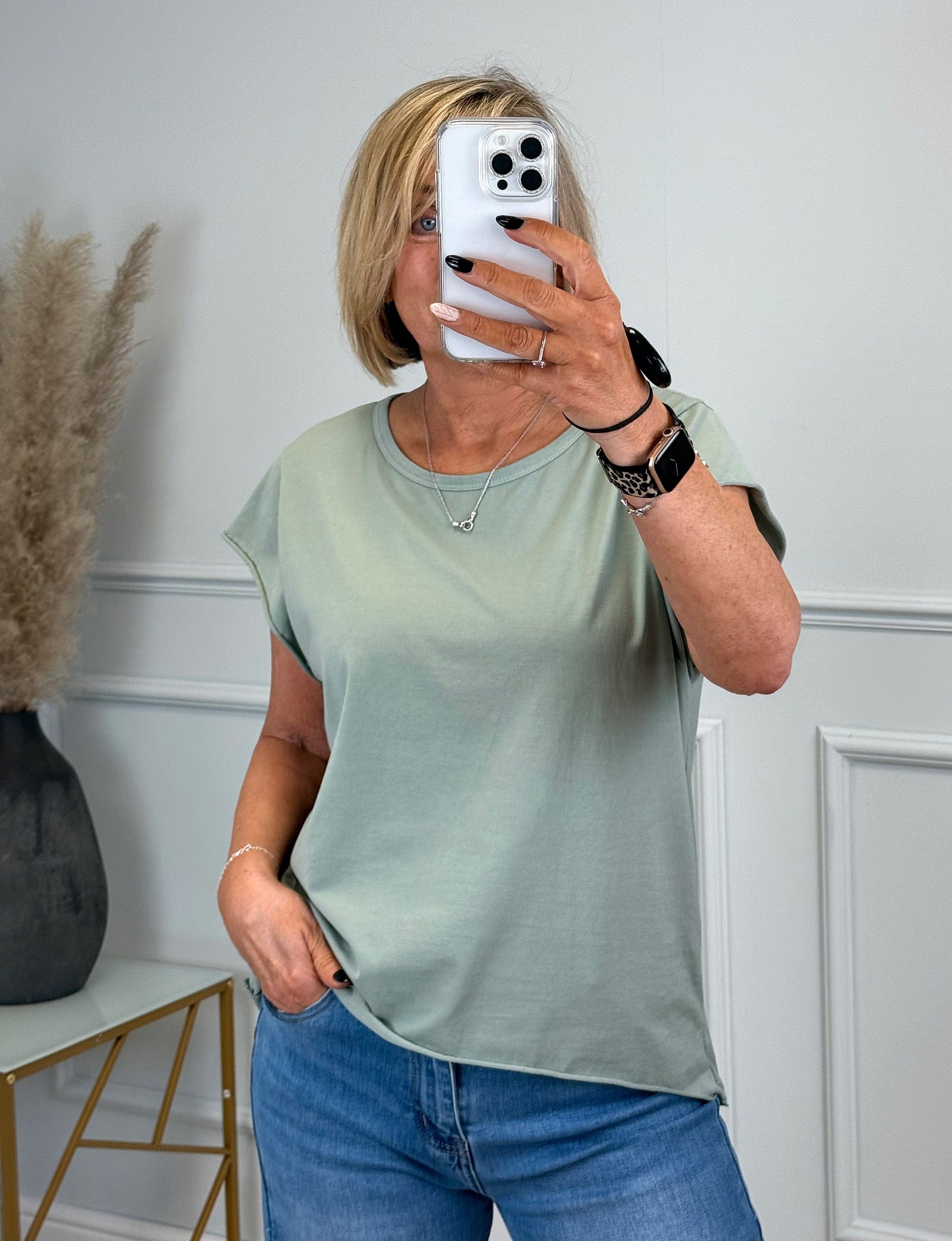 Lottie Dip Hem Essential T-Shirt  8-16