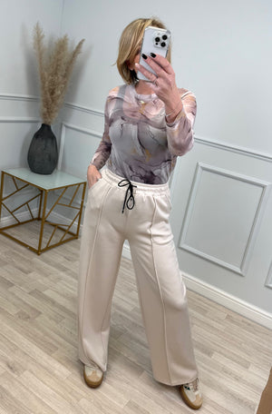 Carissa Marble Mesh Top 8-18 Blush