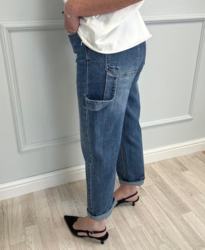 Evelyn Stretch Retro Barrel Jeans 10-20