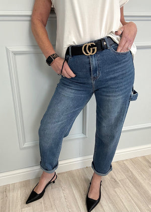 Evelyn Stretch Retro Barrel Jeans 10-20