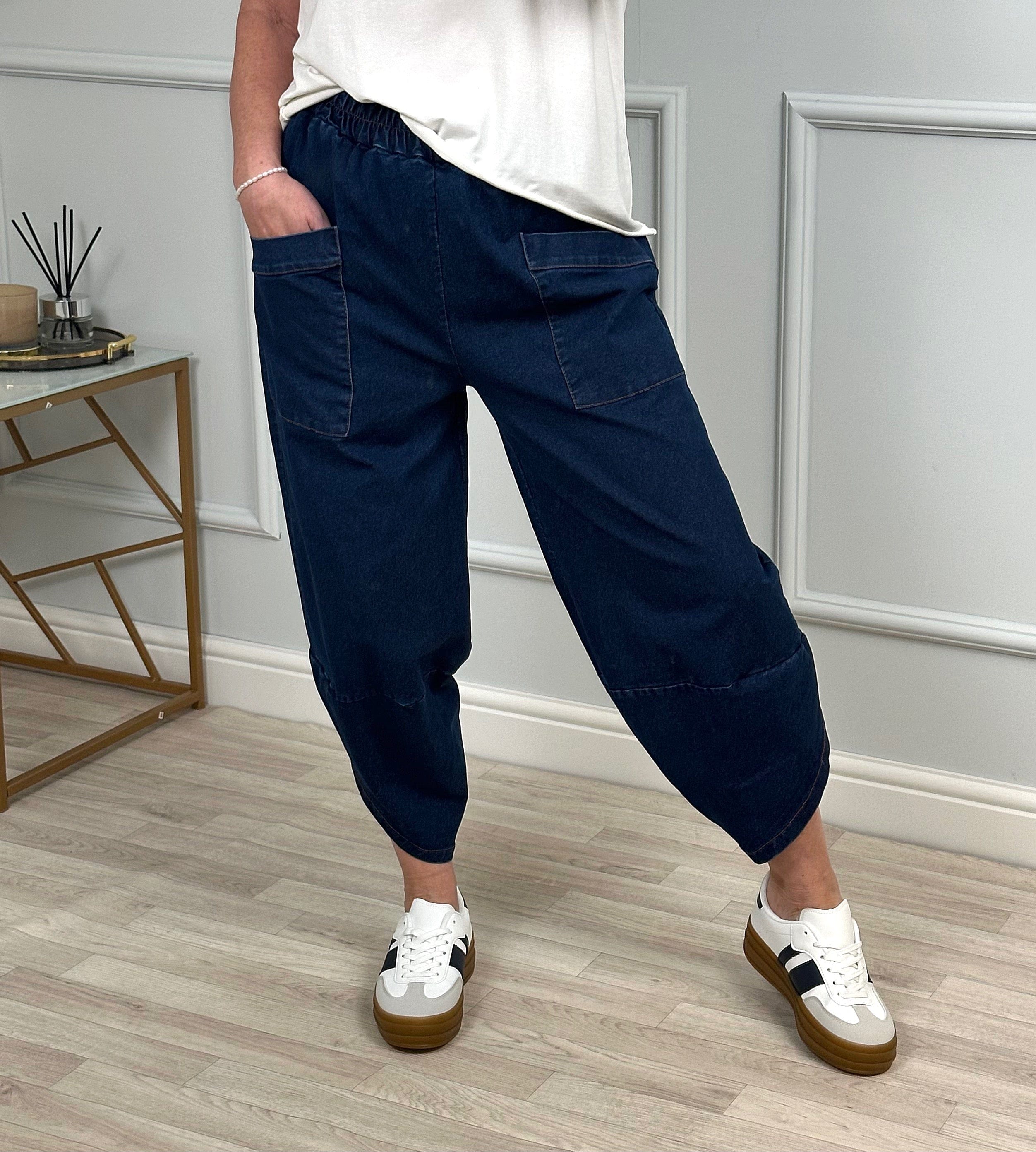 Lauren Denim Cocoon Jogger/Pants 8-20 Denim