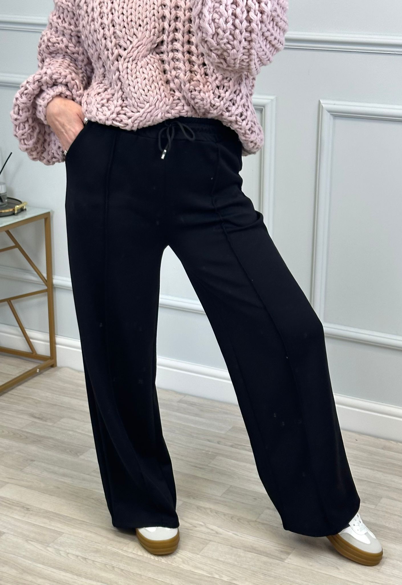 Alexandria Wide Straight Leg Trousers 8-18 - Susie's Boutique