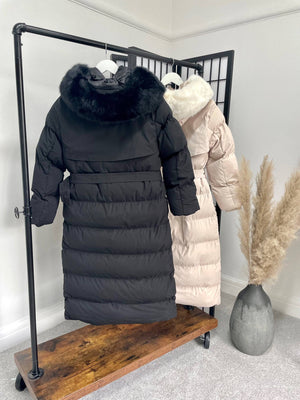 Myla Padded Faux Fur Hooded Coat 10-18