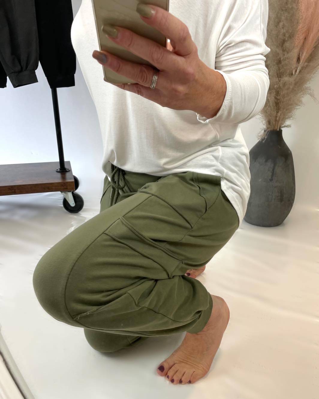 Tanya Cargo Joggers 8-16 khaki