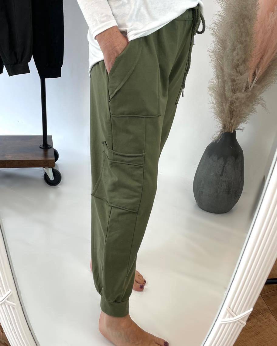 Tanya Cargo Joggers 8-16 khaki