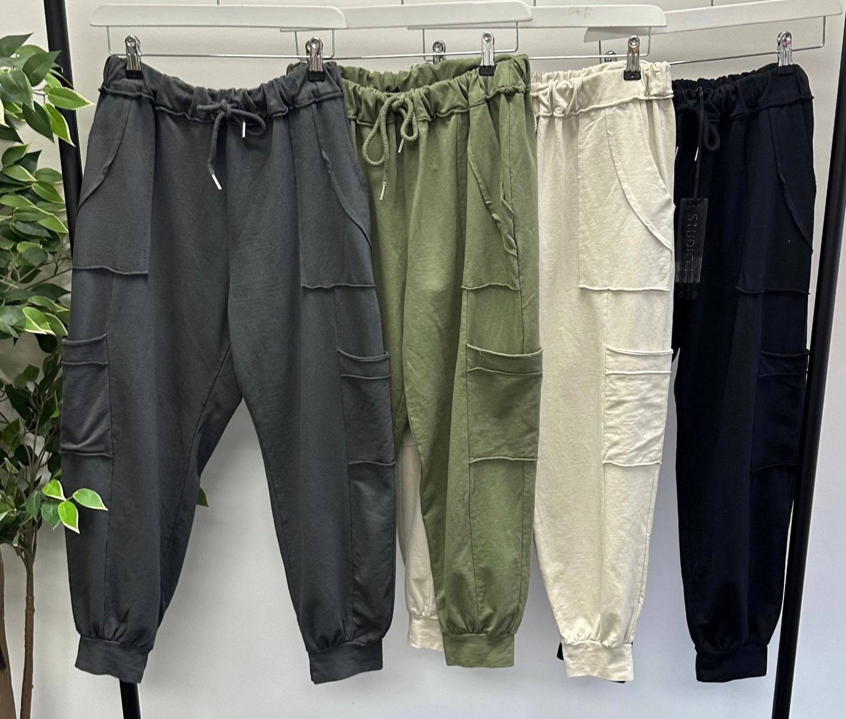 Tanya Cargo Joggers 8-16 khaki