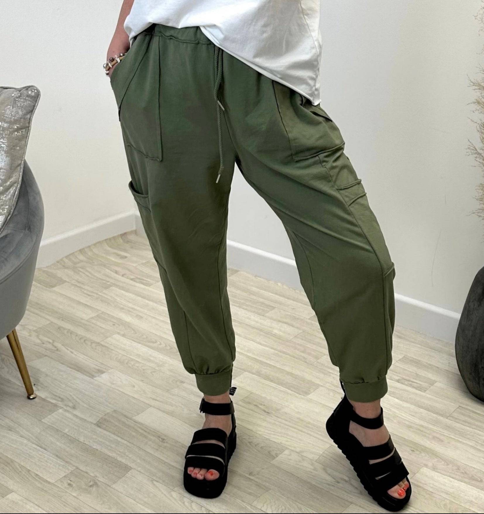 Tanya Cargo Joggers 8-16 khaki