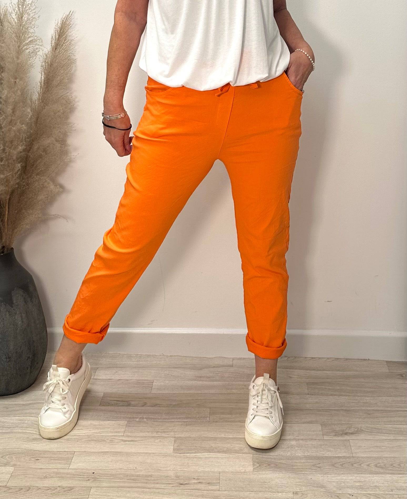 Julia Stretch Magic Trousers 8-22 Orange