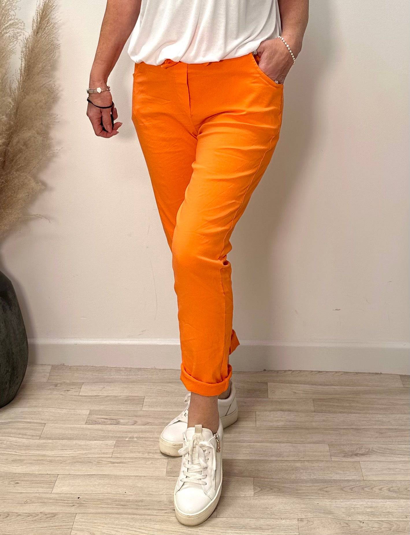 Julia Stretch Magic Trousers 8-22 Orange