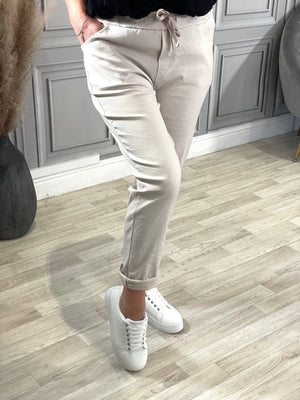 Julia Stretch Magic Trousers 8-22 Sand