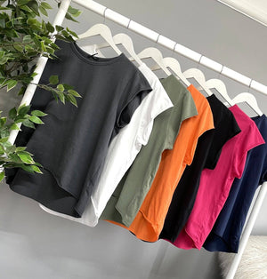 Lottie Dip Hem Essential T-Shirt  8-16