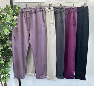 Essential Plain Joggers 8-16 Plum