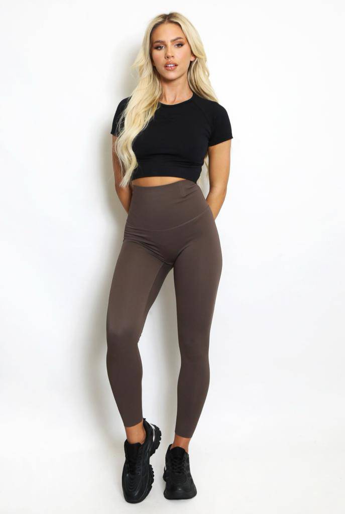 Alula Sculpt Shape Wear Leggings 8-14 Brown