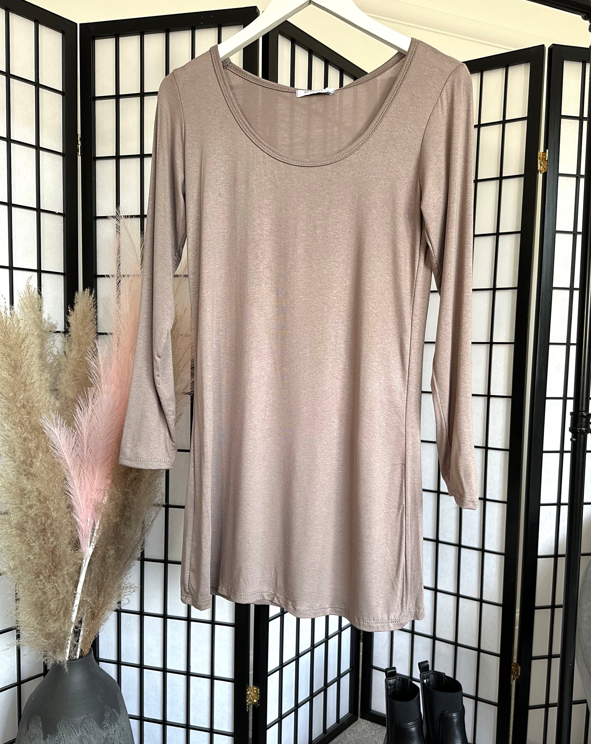 Plain Longline Layering Top 8-18 - Susie's Boutique