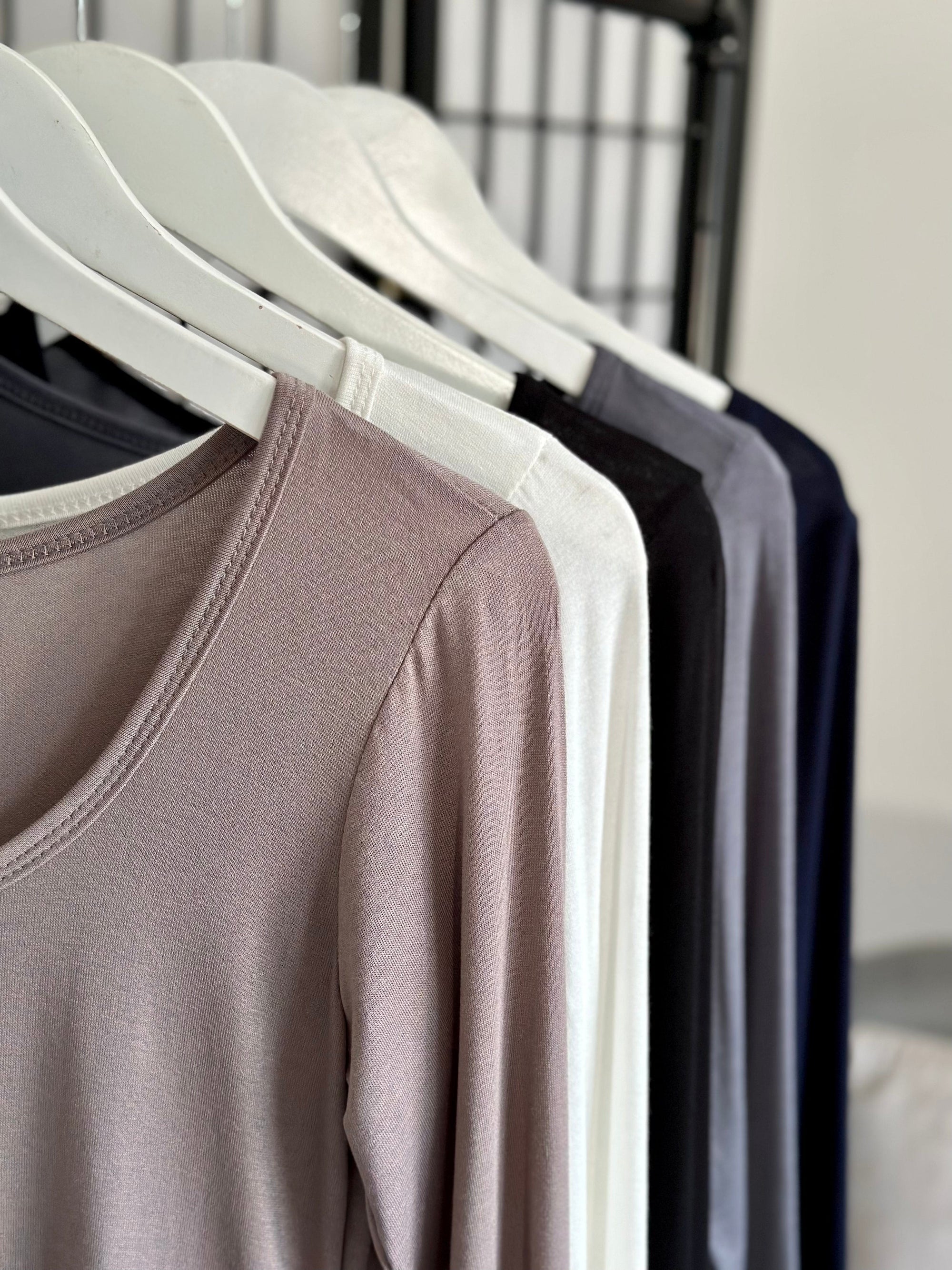 Plain Longline Layering Top 8-18 - Susie's Boutique